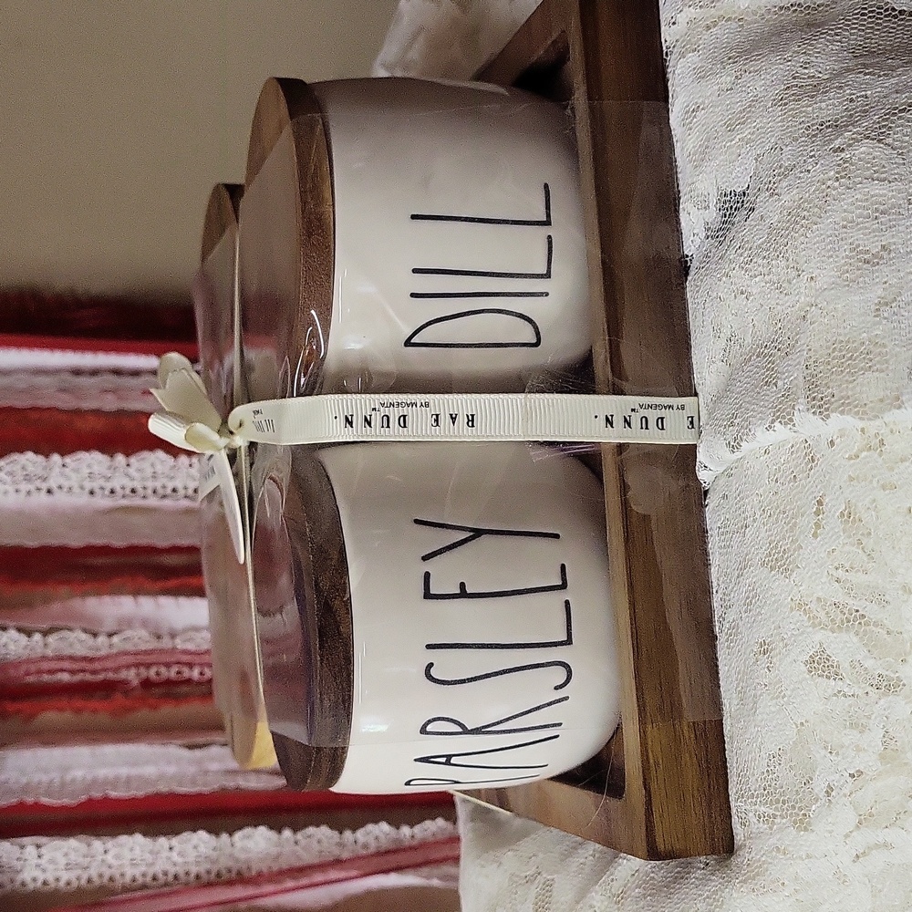 Rae Dunn Spice Jar Set